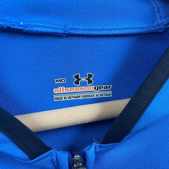 Allseason Gear Under Armour Track Jacket Blue Size Medium - Picture 3 of 5